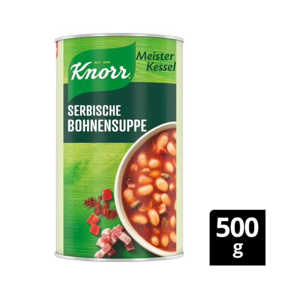 Knorr Meister Kessel Serbische Bohnensuppe, 500 Gramm Dose